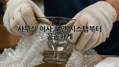 사무실 이사? 보안 시스템부터 꼼꼼하게!