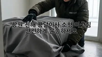 창원 진해 용달이사: 소형 이삿짐, 안전하게 운송하세요!